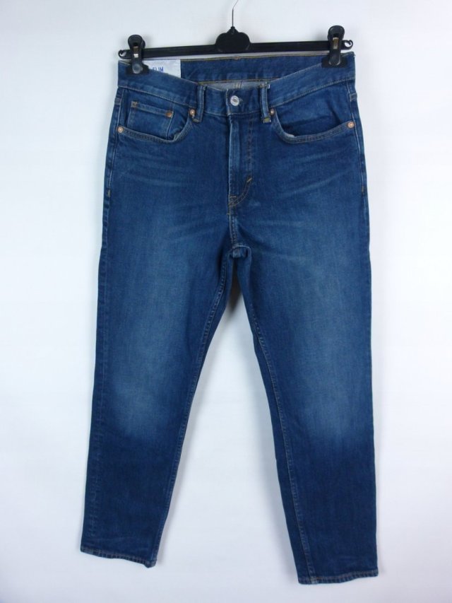 H&M slim tappered & Denim spodnie jeans 30 / 32 - L