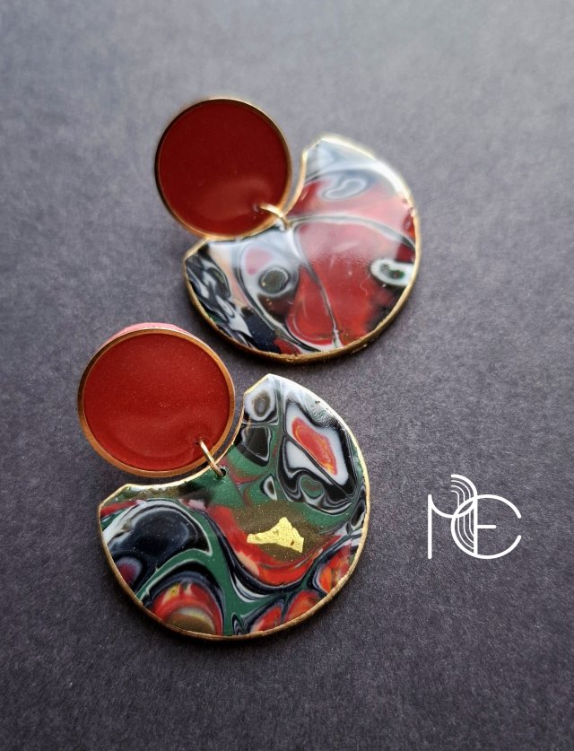 zieleń w czerwieni no7