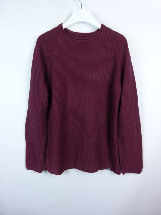 Originals by Jack&Jones męski burgundowy sweter / XL