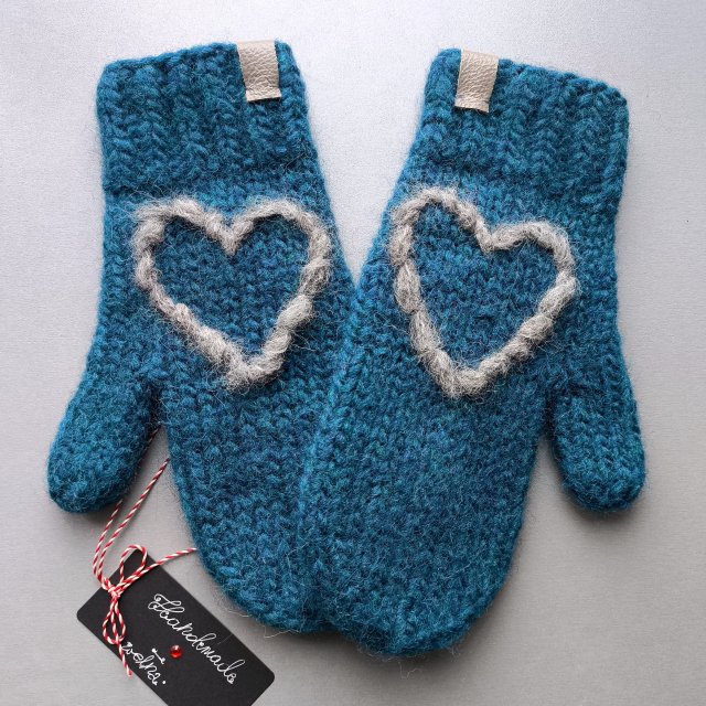 Rękawiczki z sercem