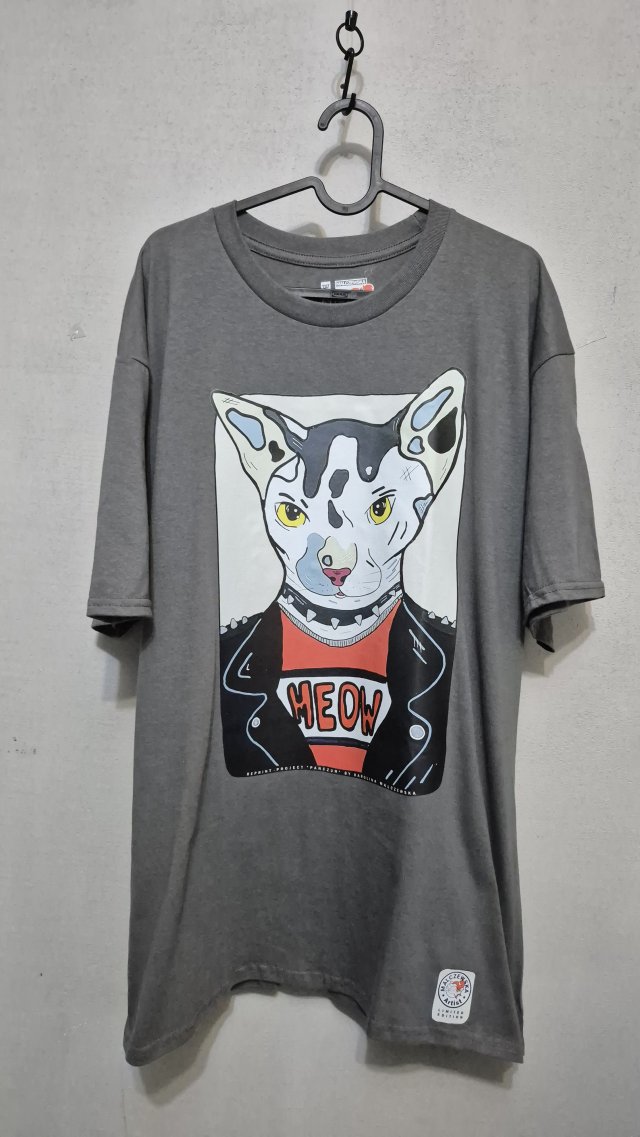 T-shirt KOT PUNK - UNISEX - rozm. XXL