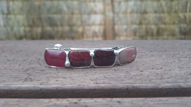 Jaspisy - klamra do włosów