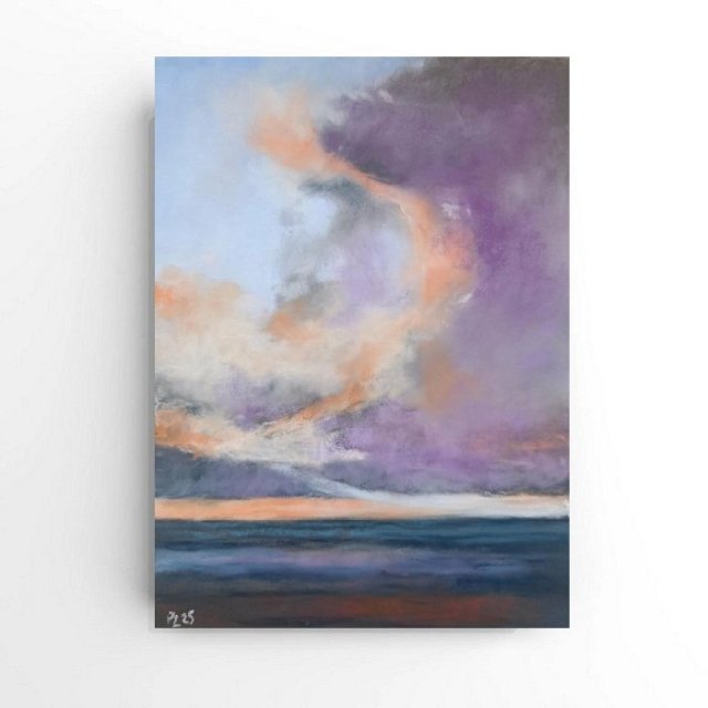 Pejzaż- rysunek pastelami