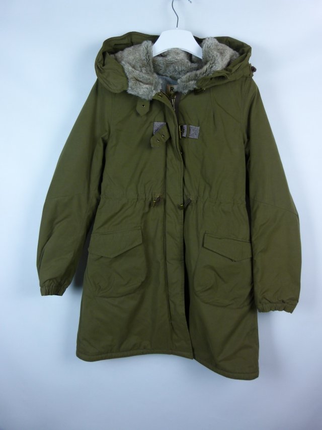 R95 TH ocieplana kurtka parka z kapturem / L