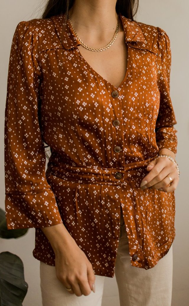 bluzka we wzorek &OtherStories XS