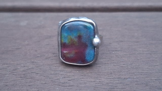 W kolorach różnych - pierścionek regulowany