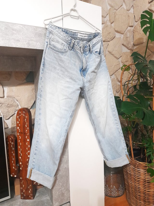 Jeansy boyfriendy M L