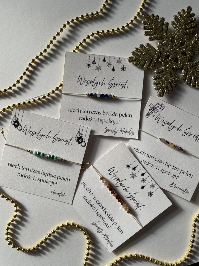 Bransoletka na Święta bożonarodzeniowe