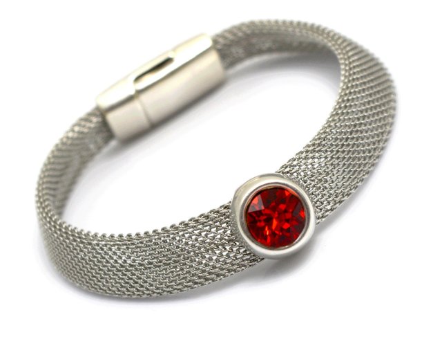 bransoletka MAGNETOOS METALOO CRISTAL SIAM