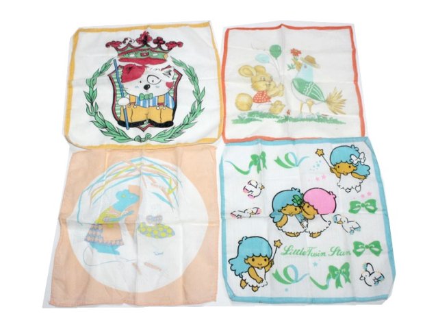 Bawełniane dziecięce chusteczki do nosa PRL 4szt