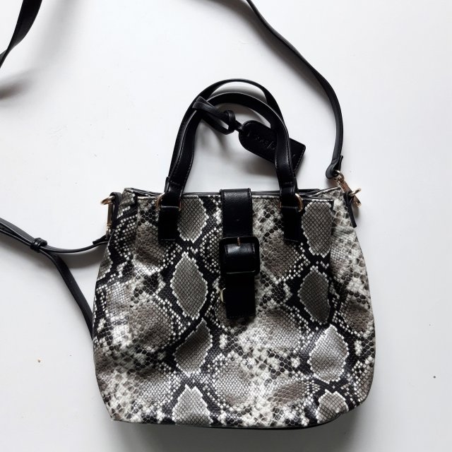 Torebka Listonoszka Wzór Wężowy