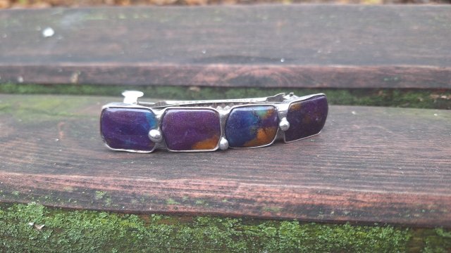 Jaspisy - klamra do włosów