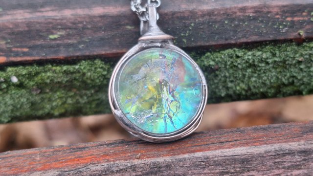 Lodowa kula - wisiorek