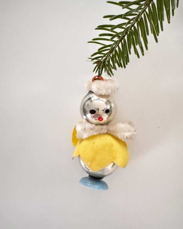 Aniołek, zawieszka choinkowa ręcznie wykonana