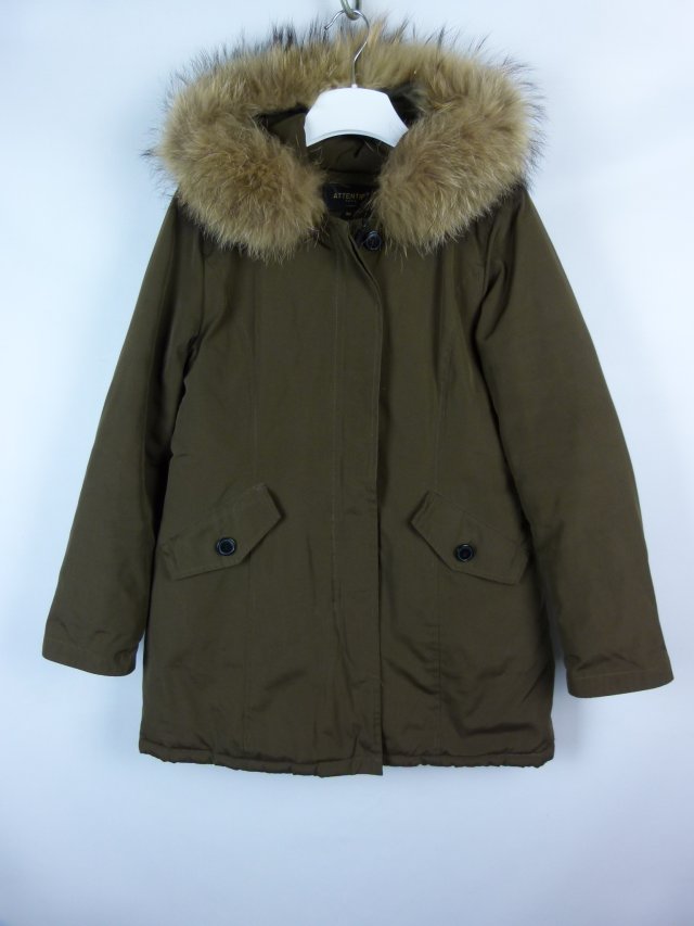 Attentif ocieplana kurtka parka z kapturem / 40