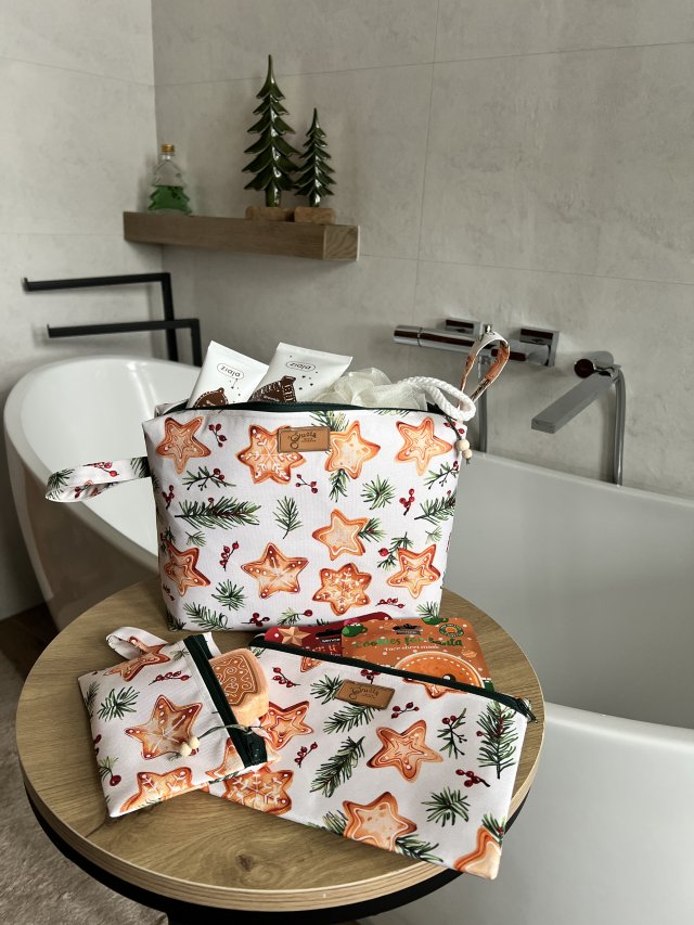 Kosmetyczki świąteczne - komplet 3