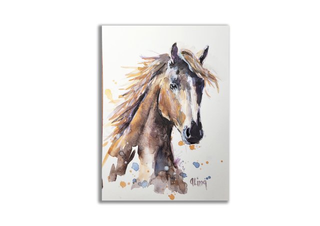 Obraz ręcznie malowany "Koń"