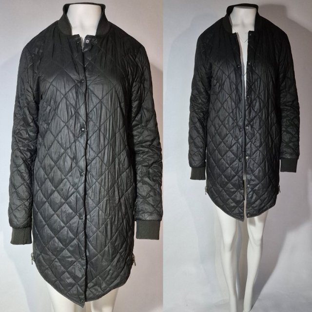 Kurtka damska lekka, pikowana z ociepleniem na napy khaki VERO MODA  L 40 Hu100