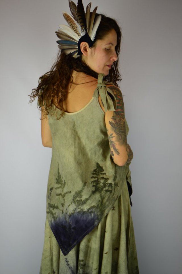 Barwiona roślinami Bluzka Nimfa z Głębin 3