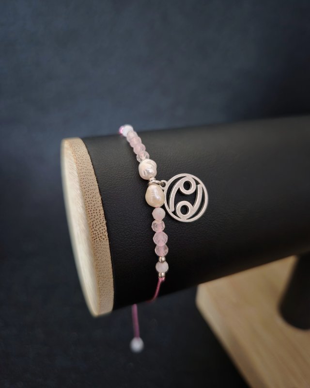 Bransoletka Zodiakalna Rak - wersja ze srebrem