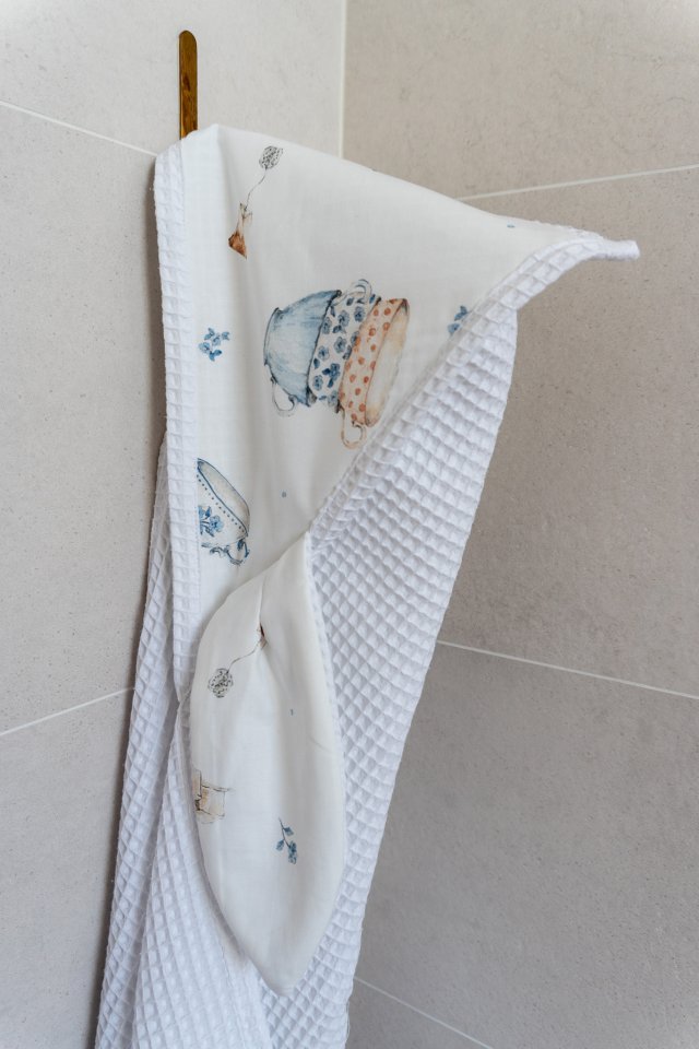 Okrycie kąpielowe ręcznik kąpielowy wafelek wafelkowy 100% bawełna