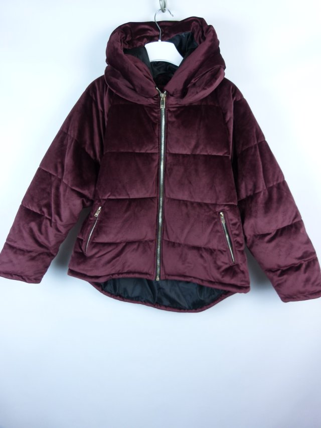 Only ocieplana welurowa kurtka welur velvet / XL