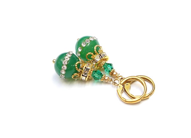 Alloys Collection - Onyx green - kolczyki /14.11.25/