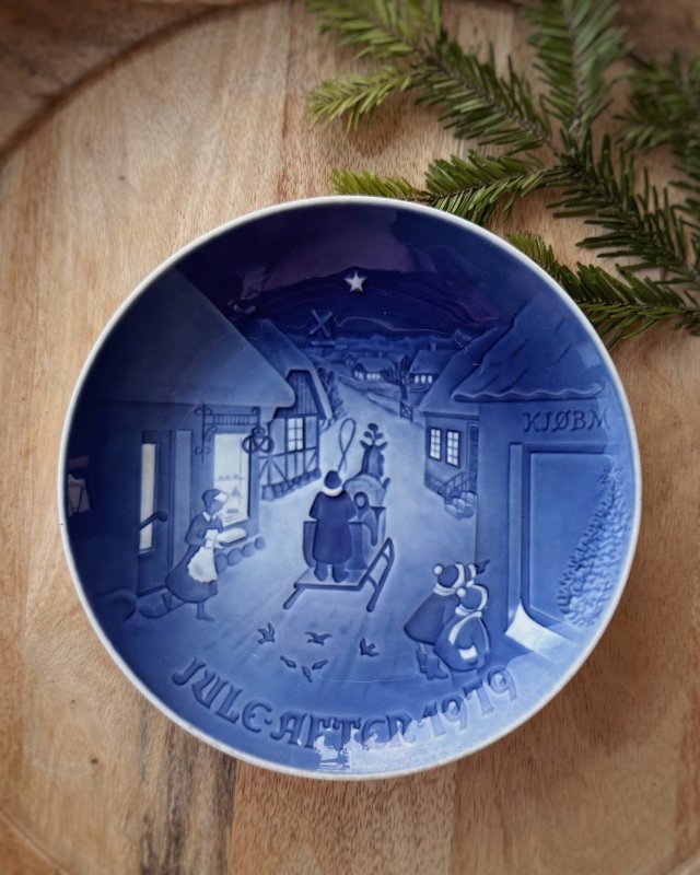 Talerz świąteczny 1979, B&G, Made in Denmark
