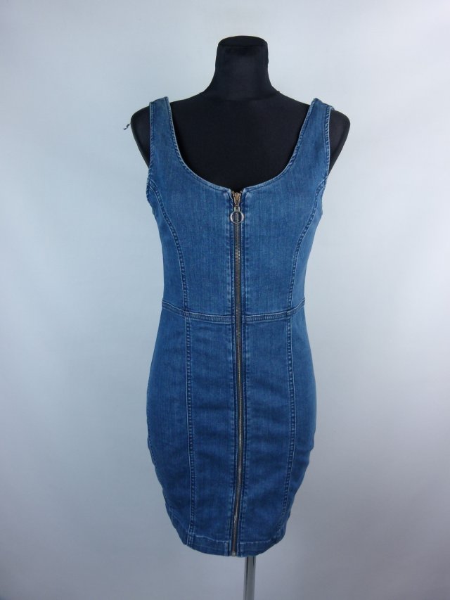 Missguided jeans sukienka mini 10 / 36