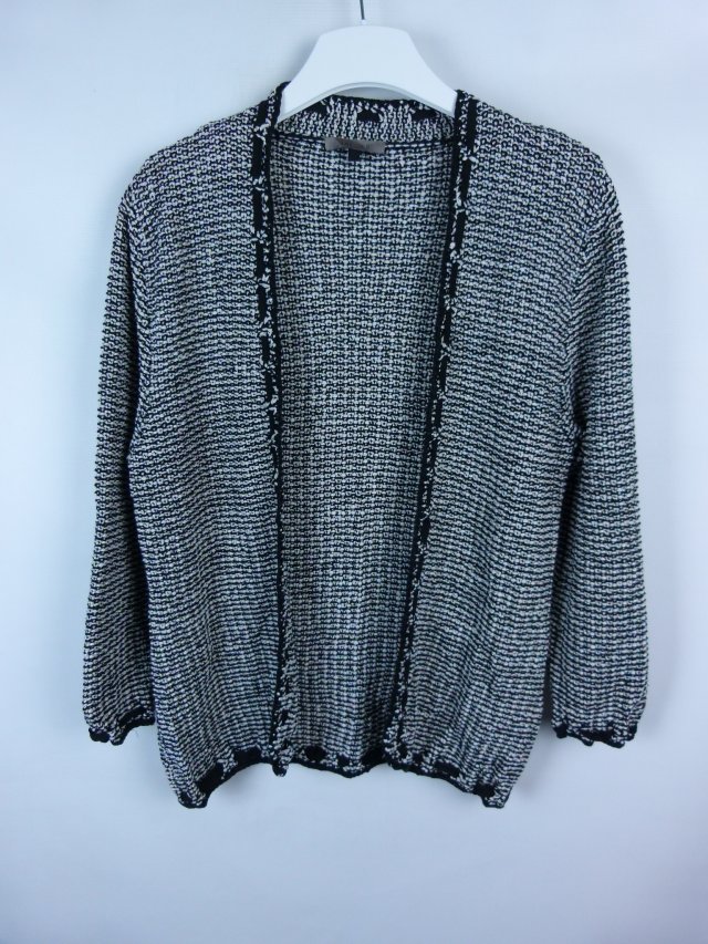 Jaeger sweter damski narzutka z jedwabiem / XL