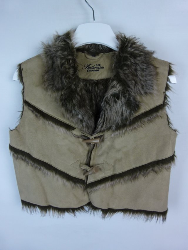 Evie zamszowa kamizelka bezrękawnik na futerku 12 / 38