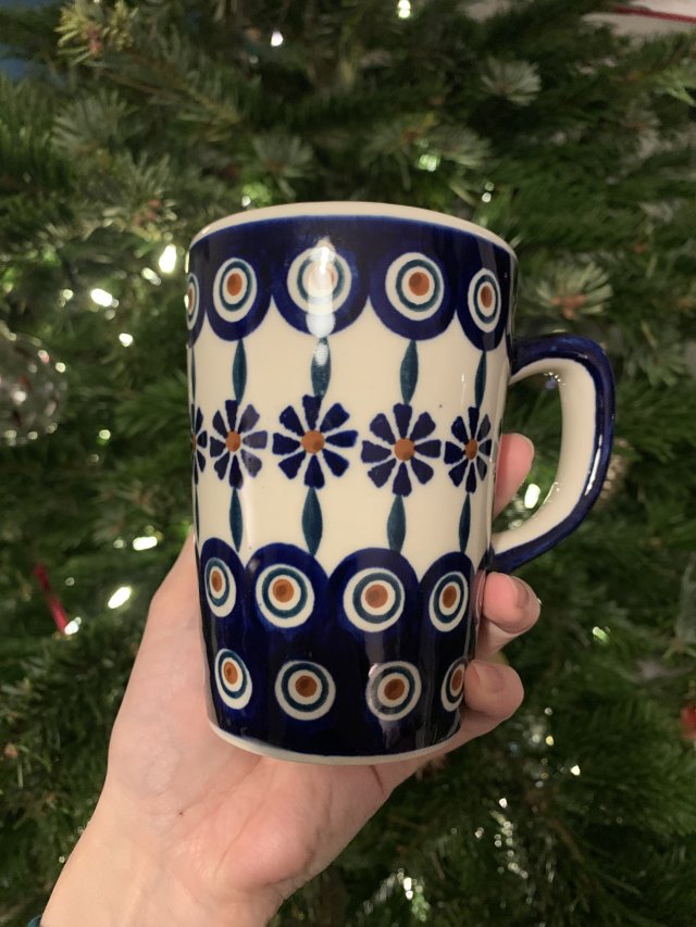 Boleslawiec kubek pluton kropka 300 ml duży 1 gatunek