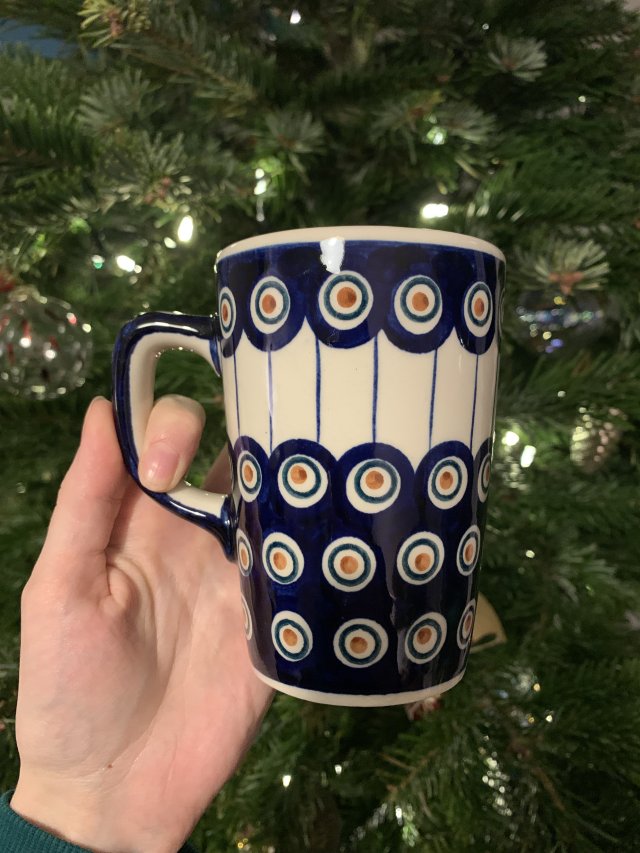 Boleslawiec kubek pluton kropka 300 ml duży 1 gatunek