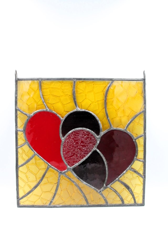 Serce Porozumienie – panel witrażowy