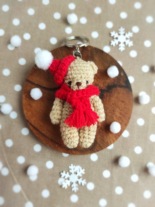 Breloczek Miś Mikołaj