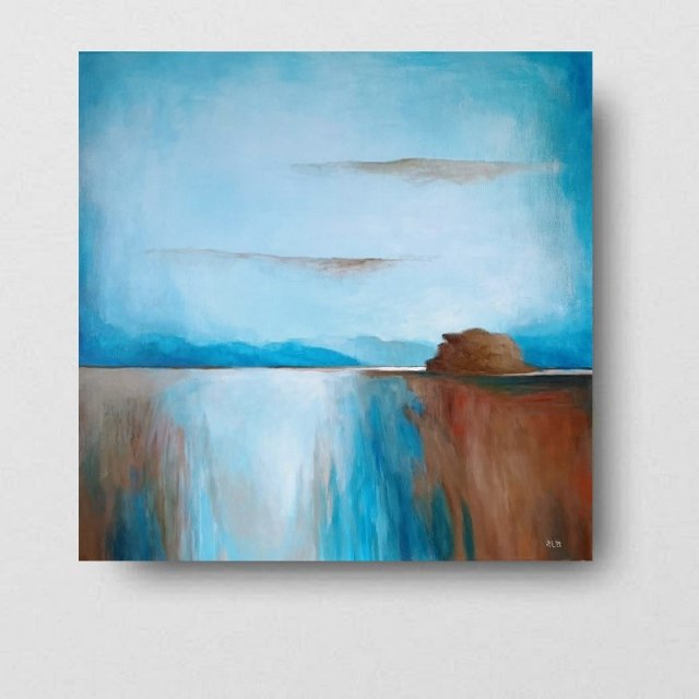 Pejzaż -obraz akrylowy