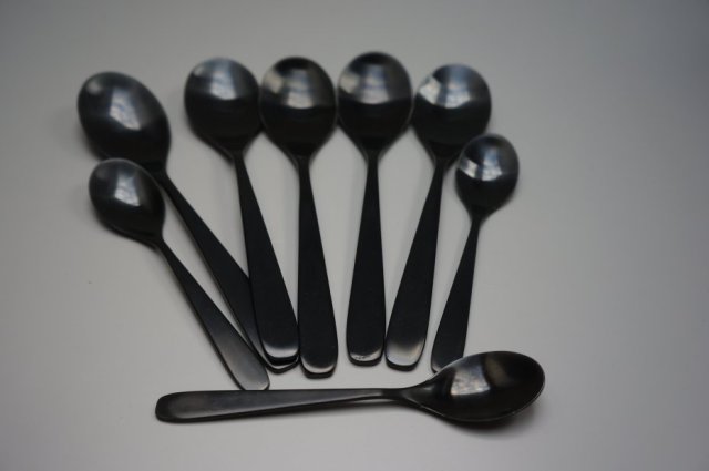 Czarne łyżki Ikea   *16