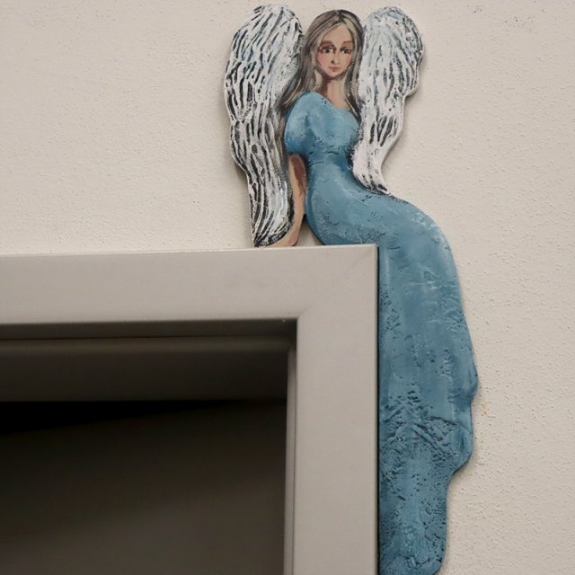 Anioł opiekun... Ręcznie malowane.