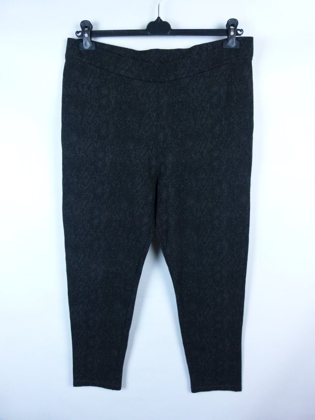 Marks Spencer spodnie dzianinowe na gumce wzór wężowy 20 / 46