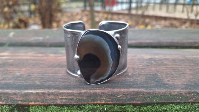 Agat - bransoletka regulowana