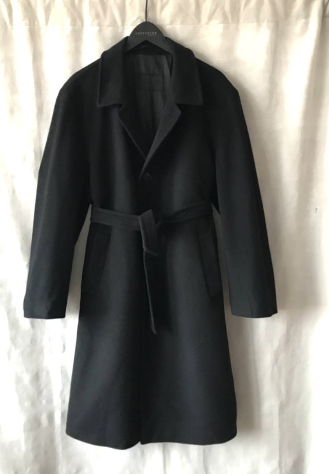 #ERES Ekskluzywny płaszcz ,Kaszmir ,czarny M/L / 40 /