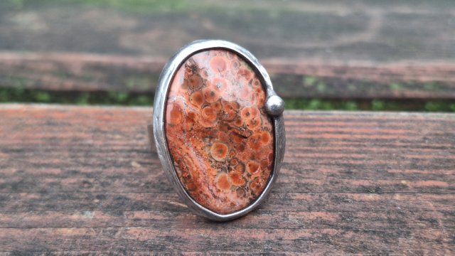 Plamki - pierścionek regulowany