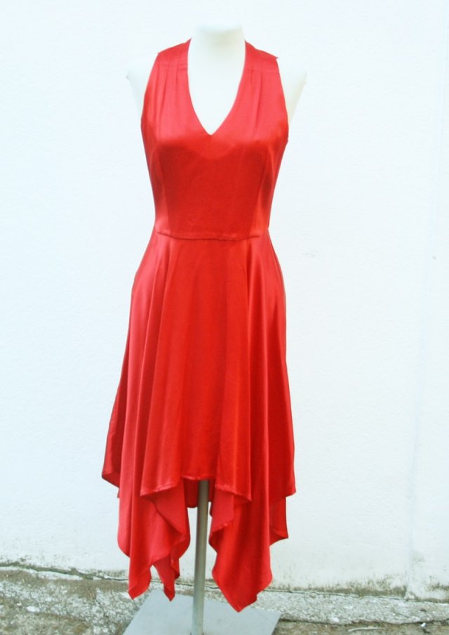 CZERWONA SUKIENKA RED DRESS 34 MOHITO