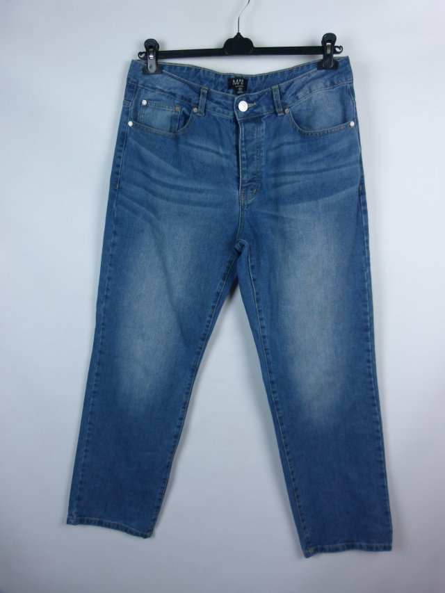 Boohoo Man straight jeans proste spodnie dżins W34 / M