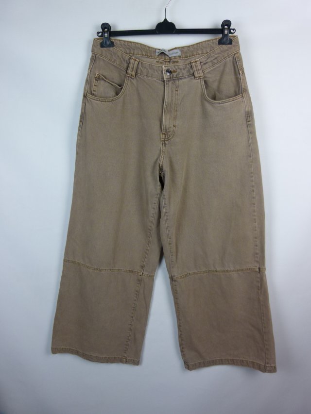 Bershka flare jeans spodnie dżins szerokie nogawki / 42