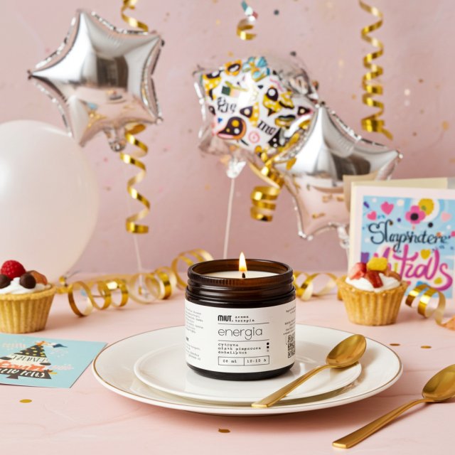 Świeca do aromaterapii ENERGIA 60g
