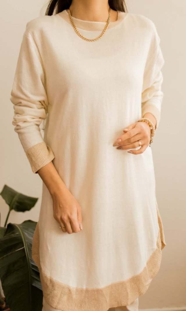 Sweterkowa tunika XL