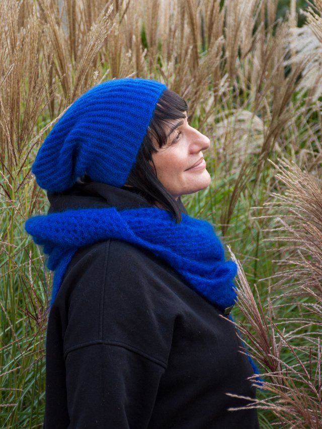 Czapka z alpaki i merynosa