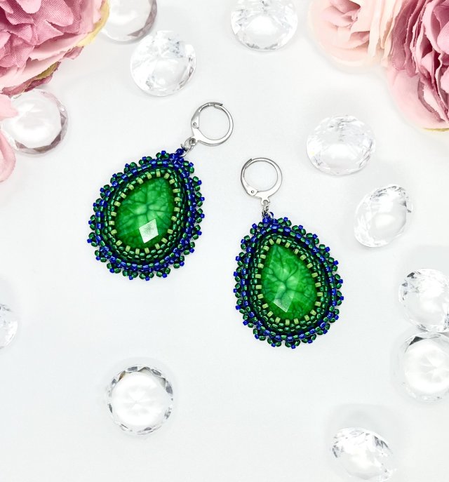 Kolczyki Zielona Magia