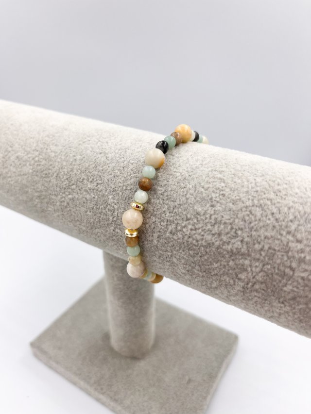 Bransoletka Amazonit mix wielkości